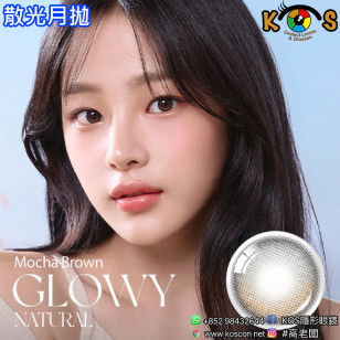 【散光】Olens Glowy Natural 1 month Mocha Brown 每月抛棄散光彩妝隱形眼鏡